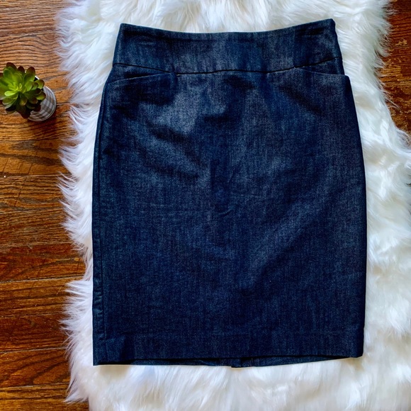 Halogen Dresses & Skirts - Halogen Dark Denim Pencil Skirt 🎉